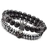 【19076483 】FANTASTICMAN BEADSBRACELET Amazon.com: YASUTGAS 8mm Charm Beads Bracelets for Men with